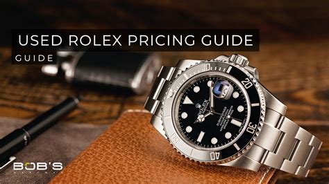 bobswatches used rolex prices|bob's Rolex price guide.